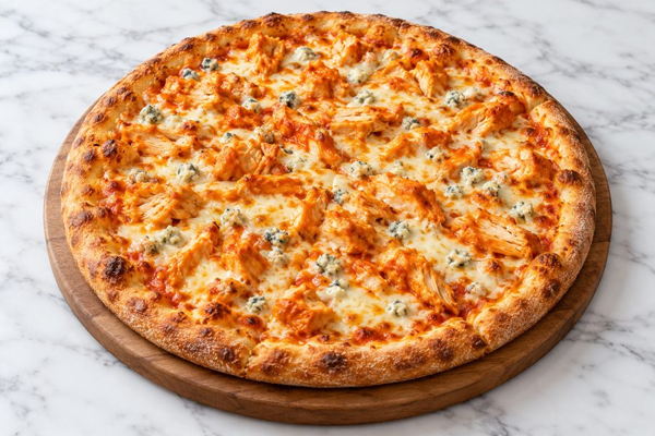 Buffalo Chicken w/ blue cheese Pizza
