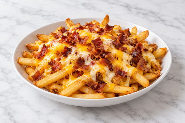 Cheese Fries W/ Bacon
