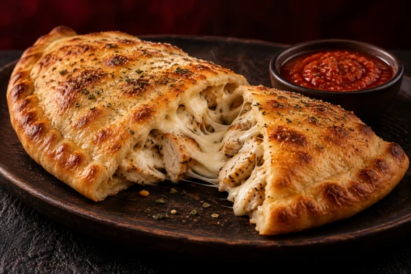 Grilled Chicken Calzone