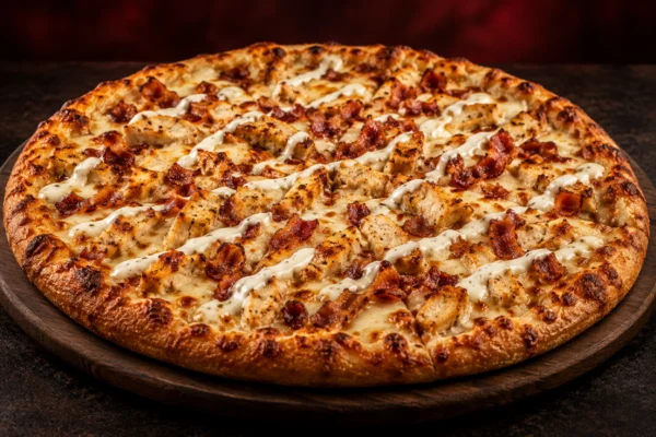 Chicken Bacon Ranch Pizza
