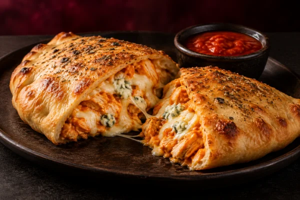 Buffalo Chicken w/ blue cheese Calzone