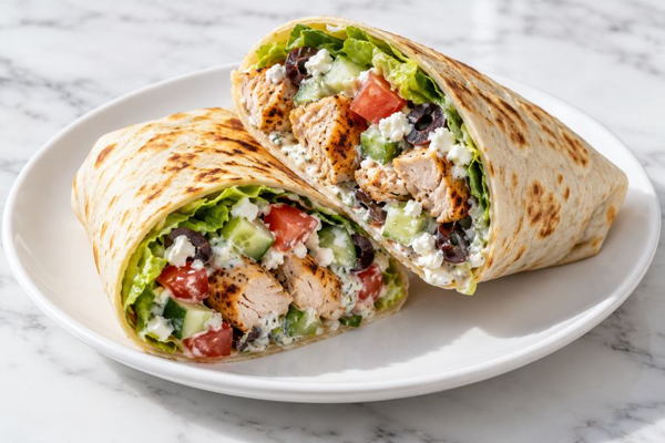 Greek Roll Up W/ Chicken