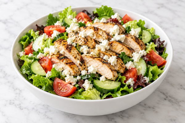 Grilled Chicken & Feta Salad