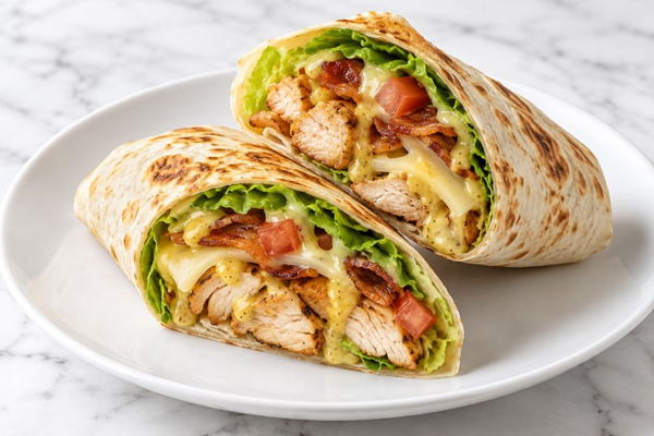 Honey Dijon Chicken Wrap