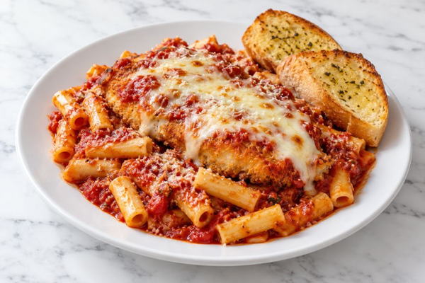 Pasta W/ Chicken Cutlet