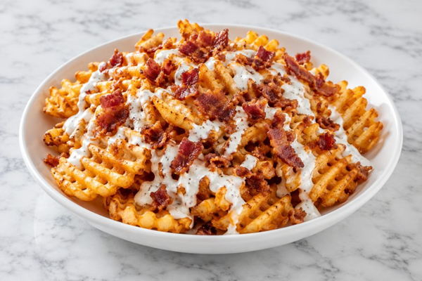 Ranch Waffle W/ Bacon
