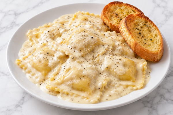 Ravioli Alfredo
