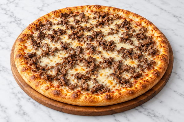 Steak and Cheese Pizza