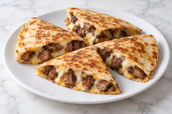 Steak Tips Quesadilla